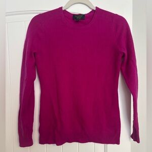 Fuchsia Cashmere Charter Club Cashmere Sweater